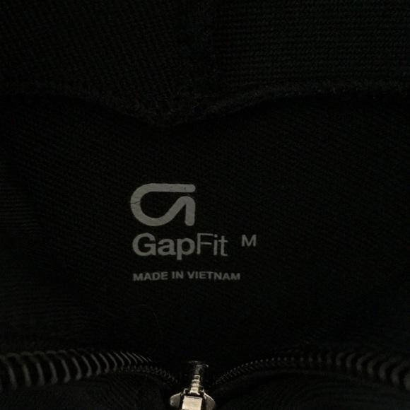 GAP FIT Train Full- zip Jacket Black Medium - Picture 3 of 4